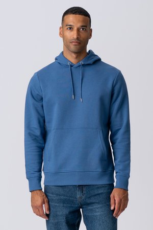 Sweatshirt Hoodie - Staubblau