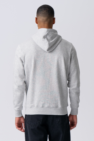 Sweatshirt Hoodie - Asche grau