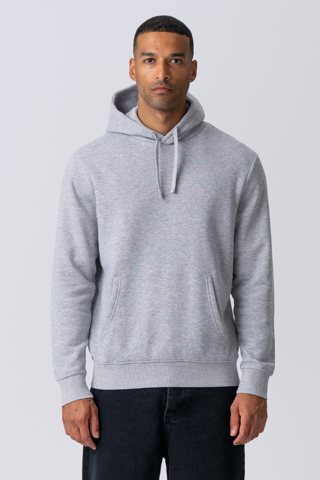 Essential Kapuzenpullover – Grau Melange