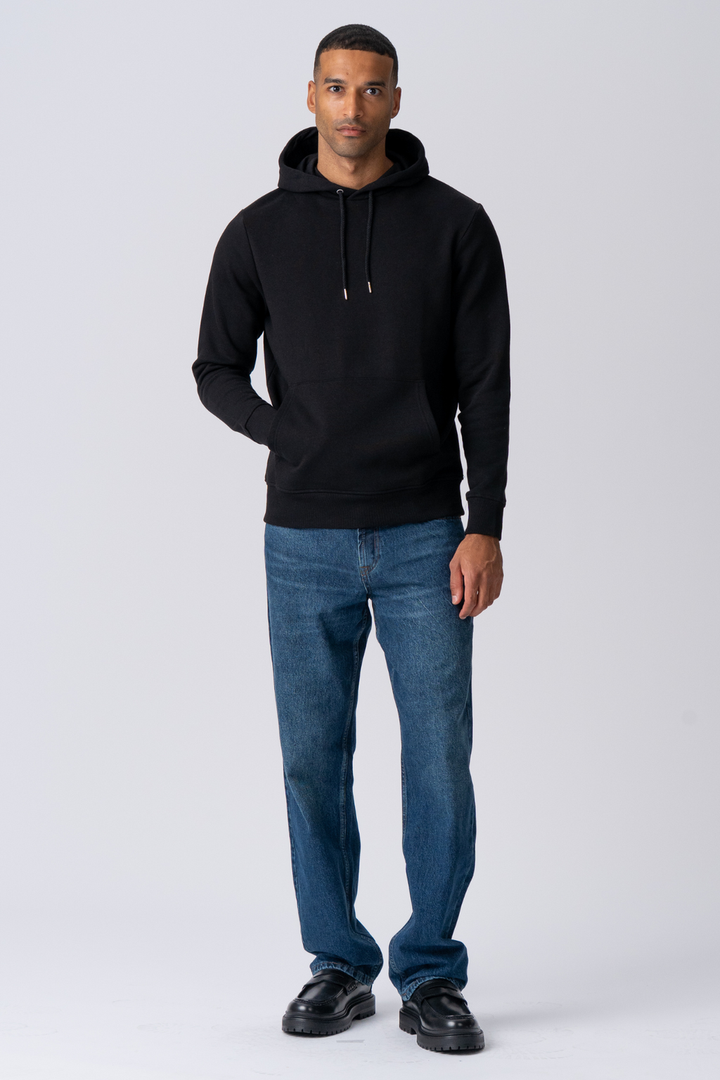 Sweatshirt Hoodie - Schwarz