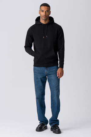 Sweatshirt Hoodie - Schwarz