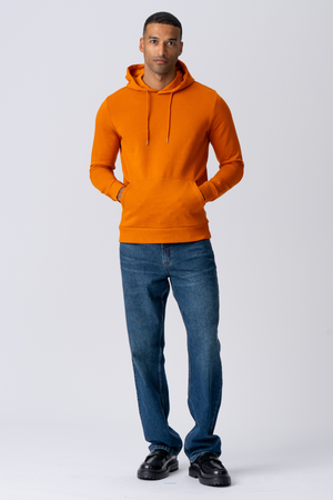 Basic Hoodie -Schweiß - Orange