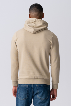 Basic Hoodie -Schweiß - dunkles Beige