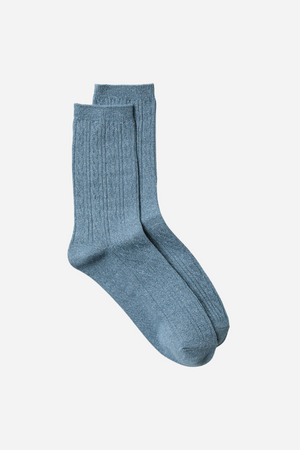 Mandy Glitter Socken - China Blue