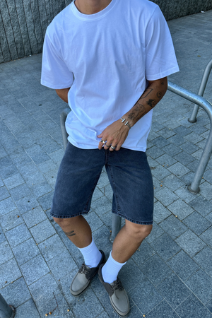 Denim Shorts Locker - schwarz