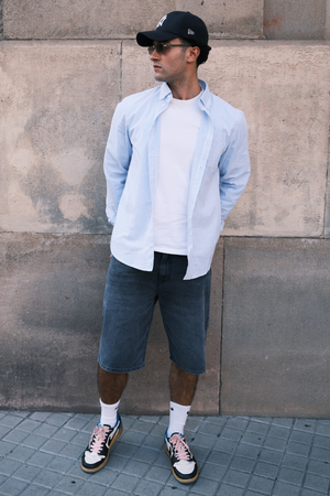 Denim Shorts Locker - schwarz