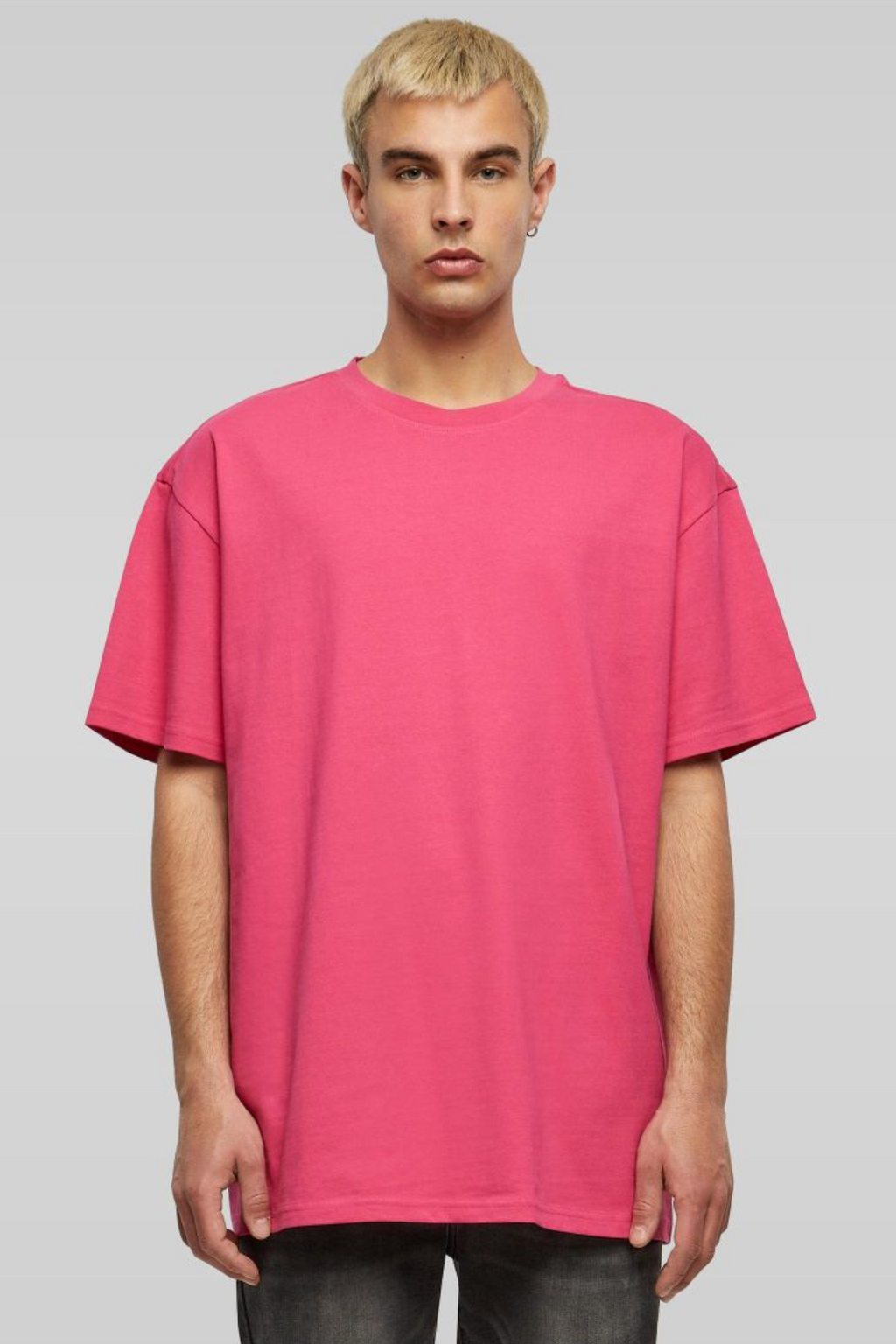 Schwer Oversized T -Shirt - Hibiskus Pink