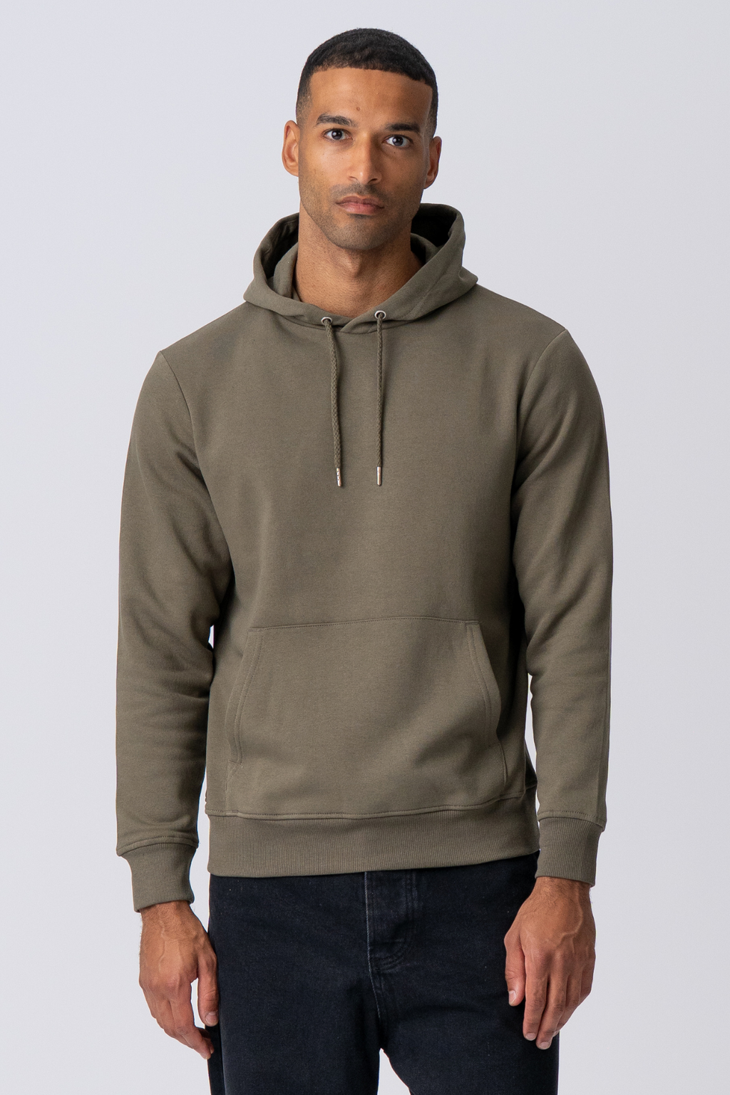 Sweatshirt Hoodie - Armeegrün