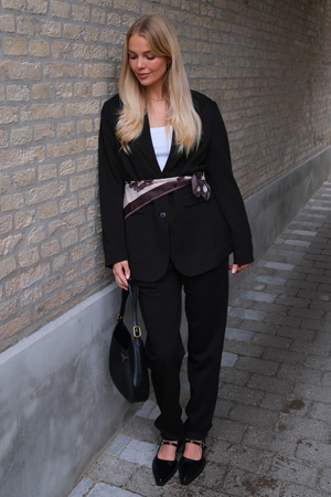 Blazer mit klassischer Passform - Schwarz