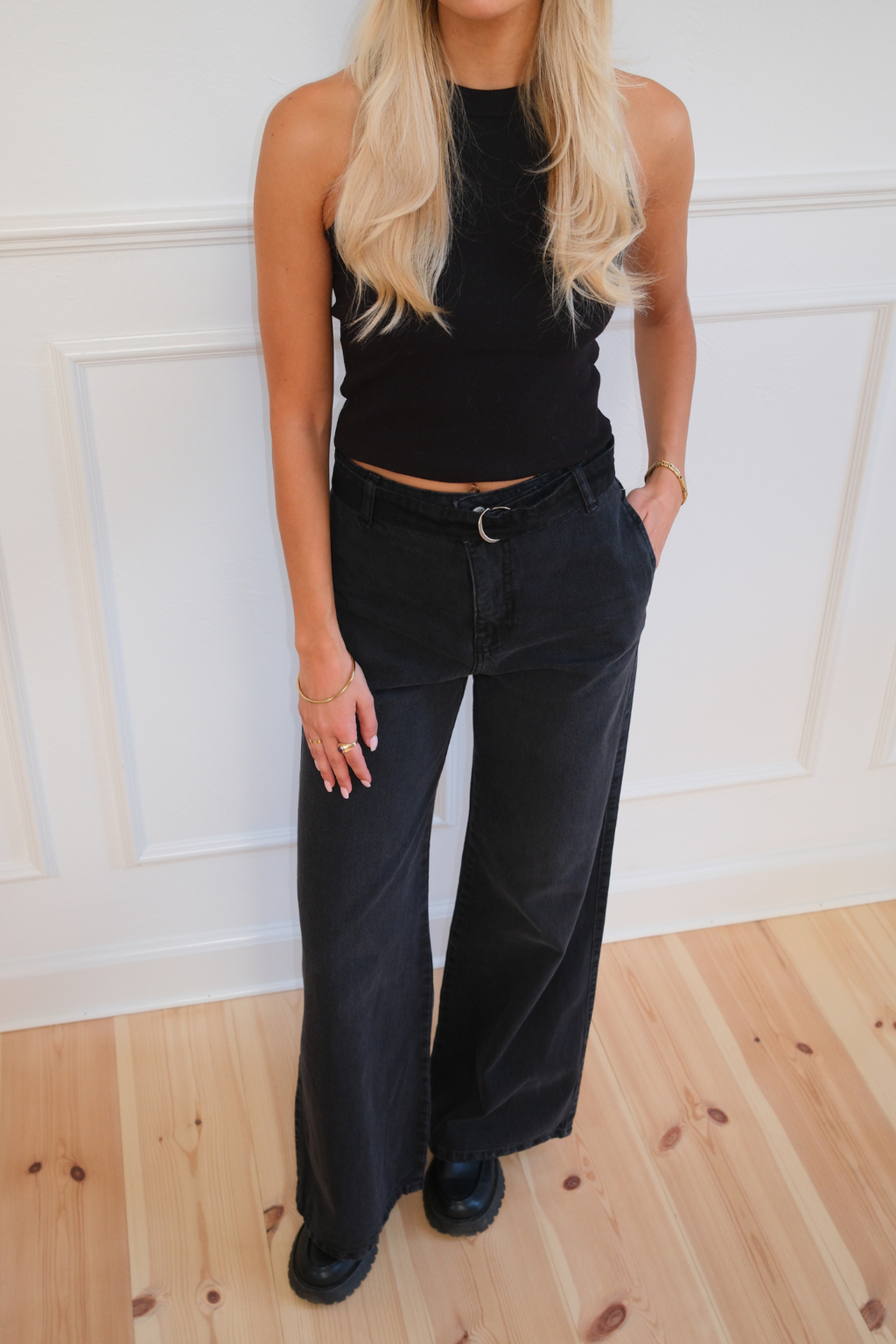 Amalia Jeans - dunkelgrau