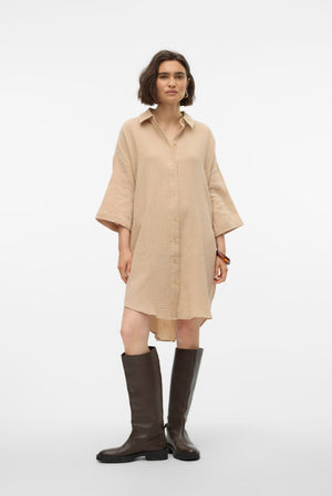 Natali Oversized Hemd - irische Creme
