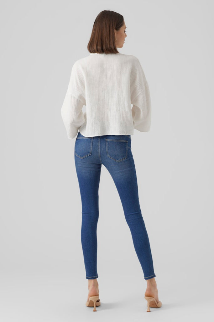 Natali Crop Shirt - Schneewittchen