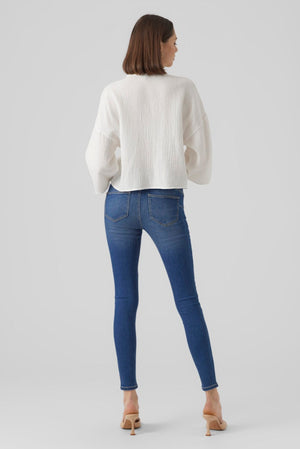 Natali Crop Shirt - Schneewittchen