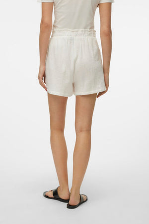 Natali High Taille Shorts - Schneewittchen