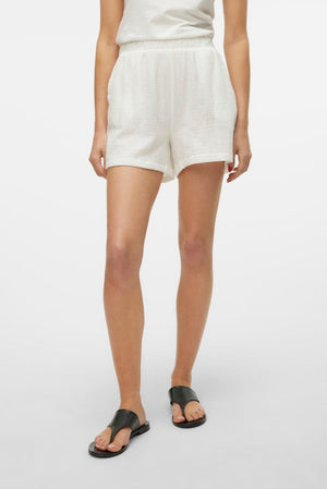 Natali High Taille Shorts - Schneewittchen