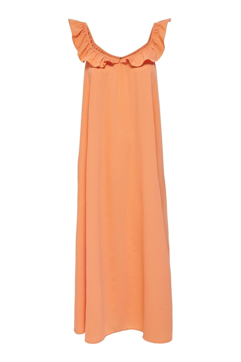 Zora Midi Kleid - Sonne Orange