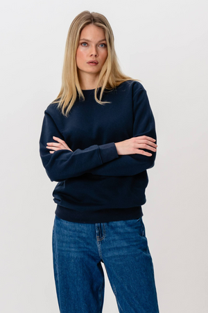 Schwere Crewneck - Marine