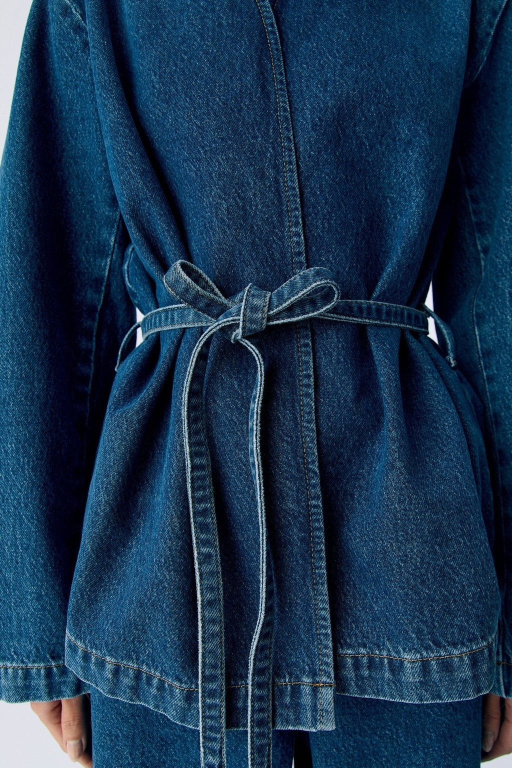 Mallie Blazer - mittelblauer Denim