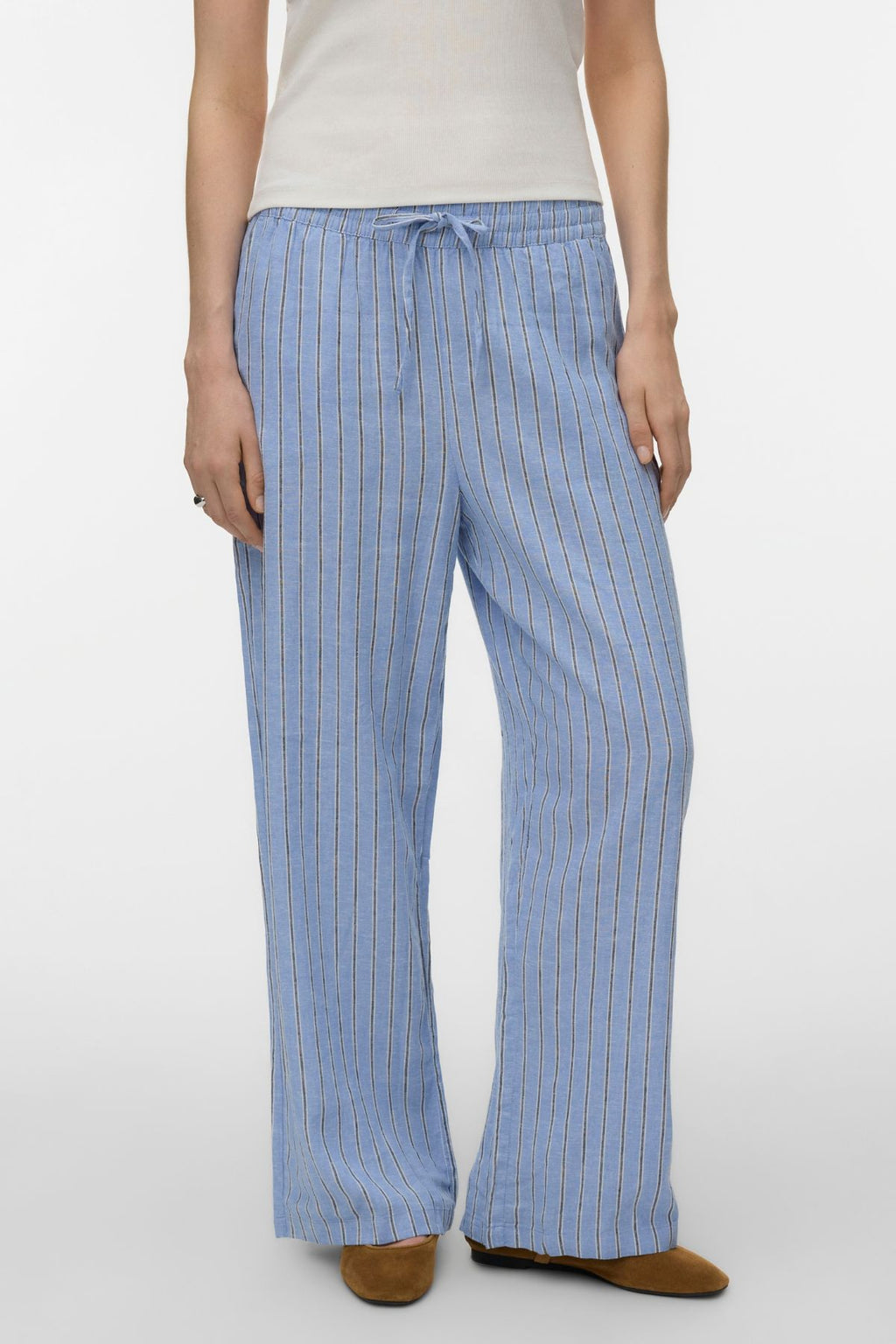 Linn HW Pants - Blazer in Kornblumenblau-Liva Navy