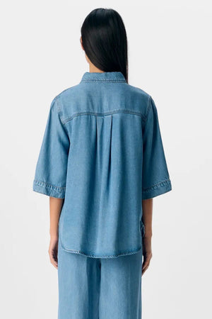 Rahmen Denim Top - Hellblau Denim