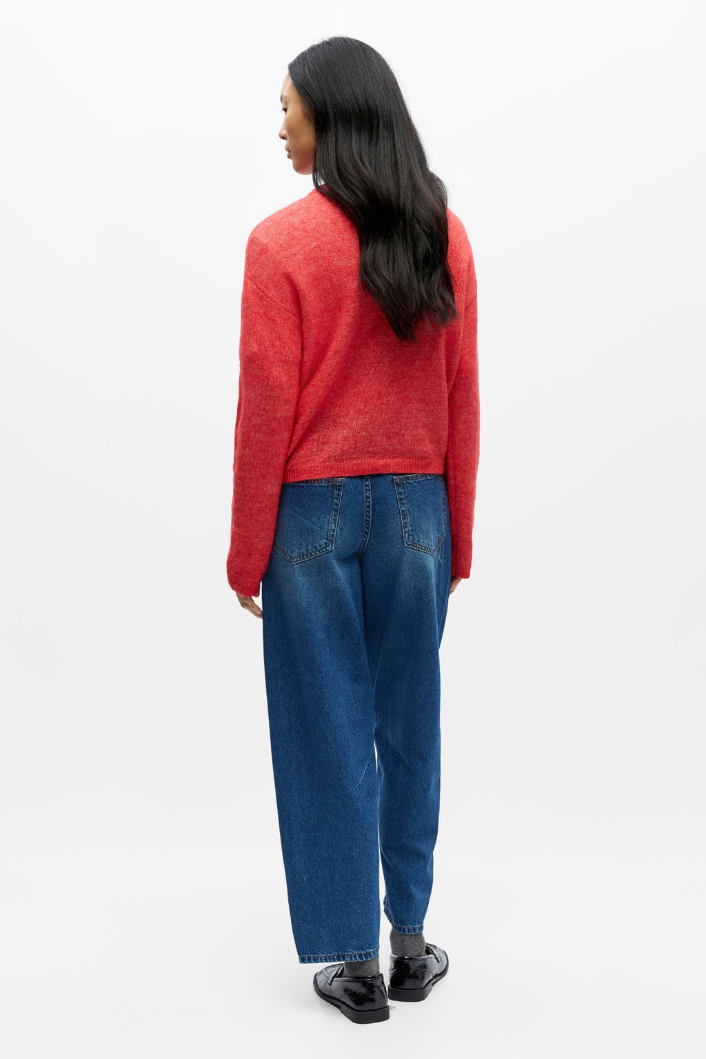 Achat-Strickjacke – Poinsettia Melange