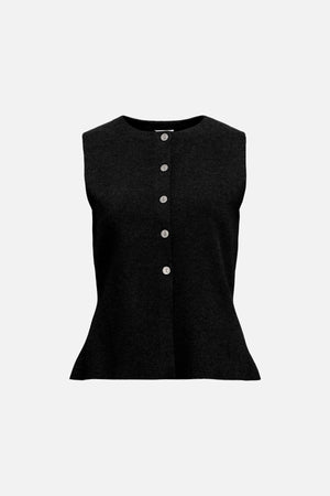 Reynard Strickweste - Schwarz