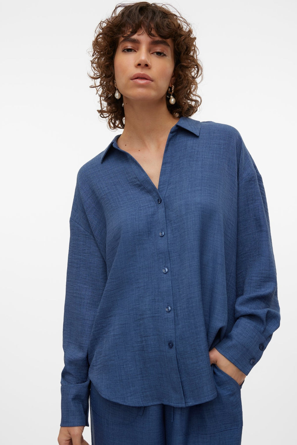 Melaney Queeny Shirt - Navy Blazer