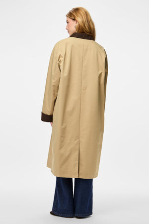 Jorma Lange leichte Jacke – Travertine Hot Fudge