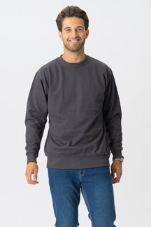 Basic Crewneck - Dunkelgrau