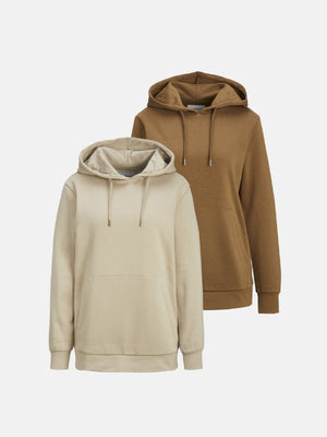 Basic Hoodie -Schweiß (Damen) - Paketangebot (2 PCs.)