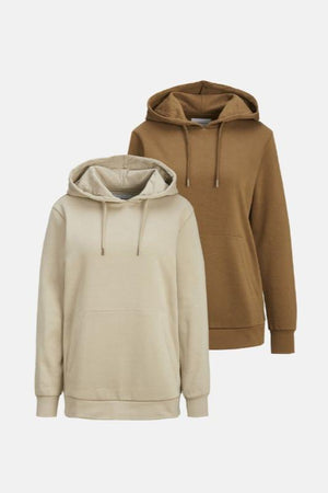 Basic Hoodie -Schweiß (Damen) - Paketangebot (2 PCs.)