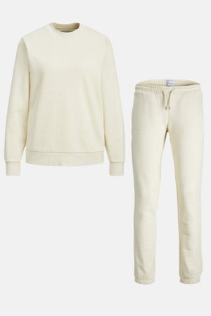 Basic Sweatsuit mit Hoodie (leichter Beige) - Paketangebot (Damen)