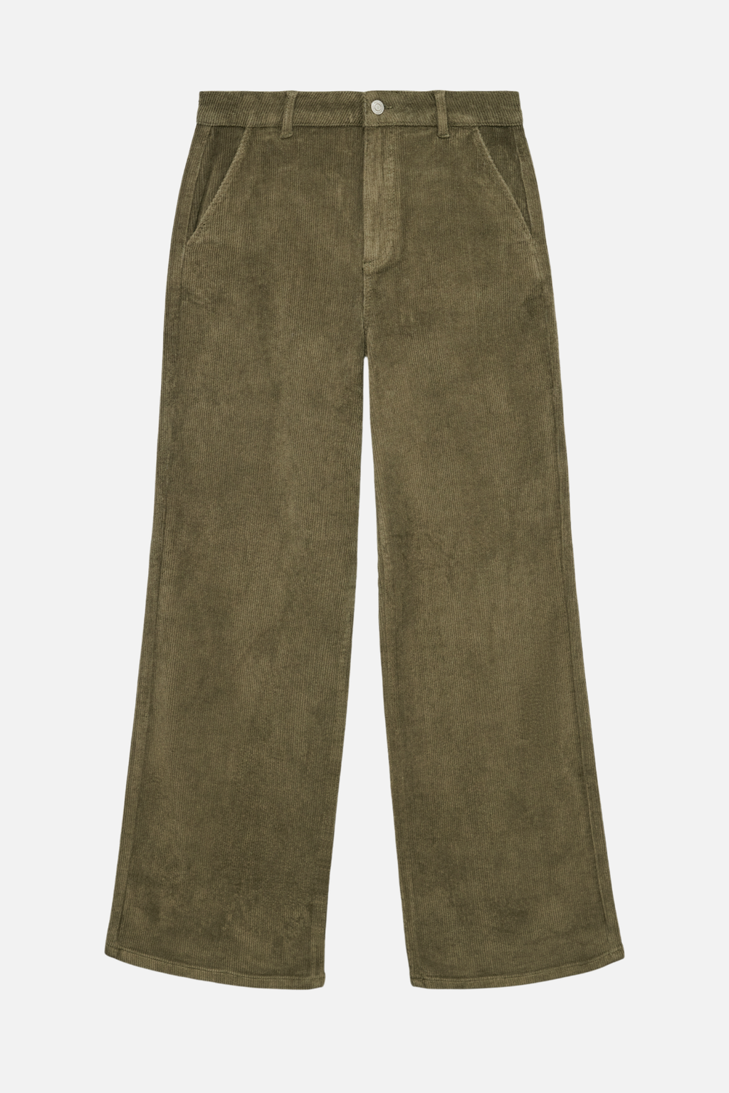 Margot breiter Cord Pants - Traubenblatt