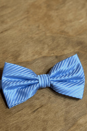 Bowtie - Hellblau gestreift