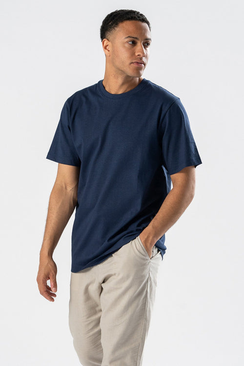 Boxfit T - shirt - Navy - TeeShoppen Group™ - T - shirt - TeeShoppen