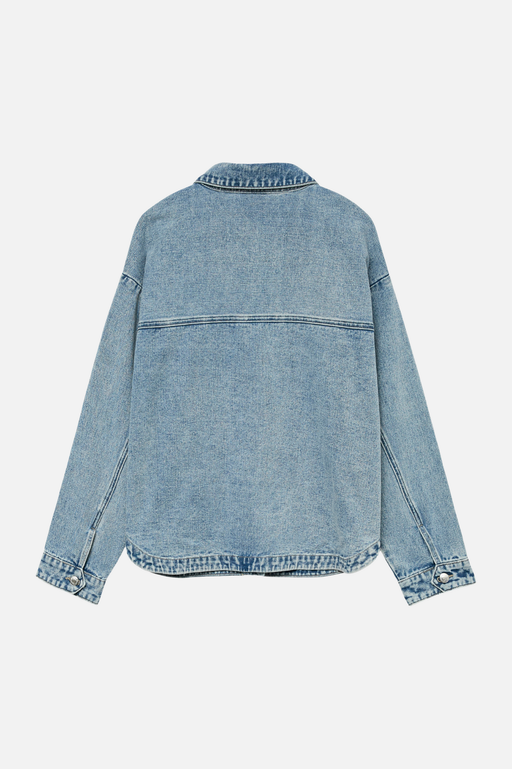Jamie Denim Shacket - Hellblauer Denim