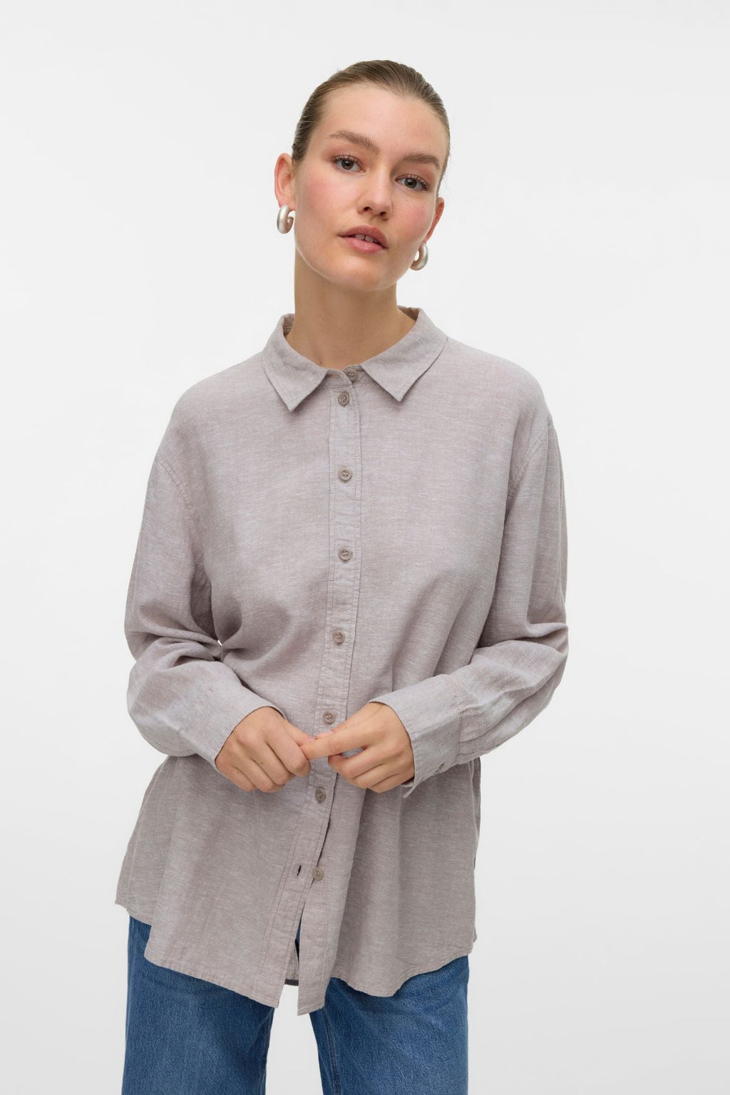 Linn Hemd - Moon Rock Melange