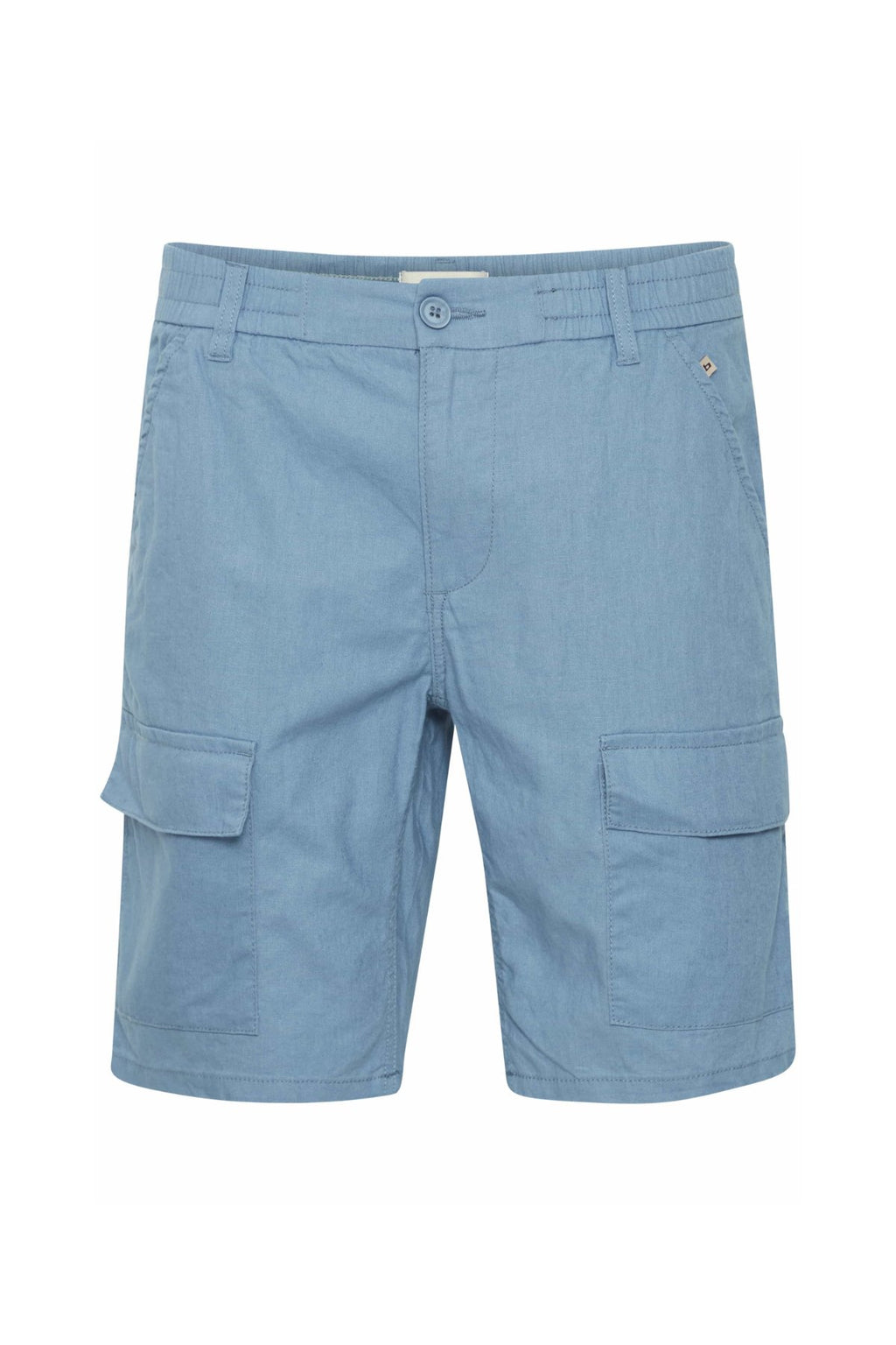 Cargo Leinen Shorts - Kapitän Blau