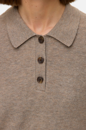 Aufregender Rollkragenpullover – Silver Mink