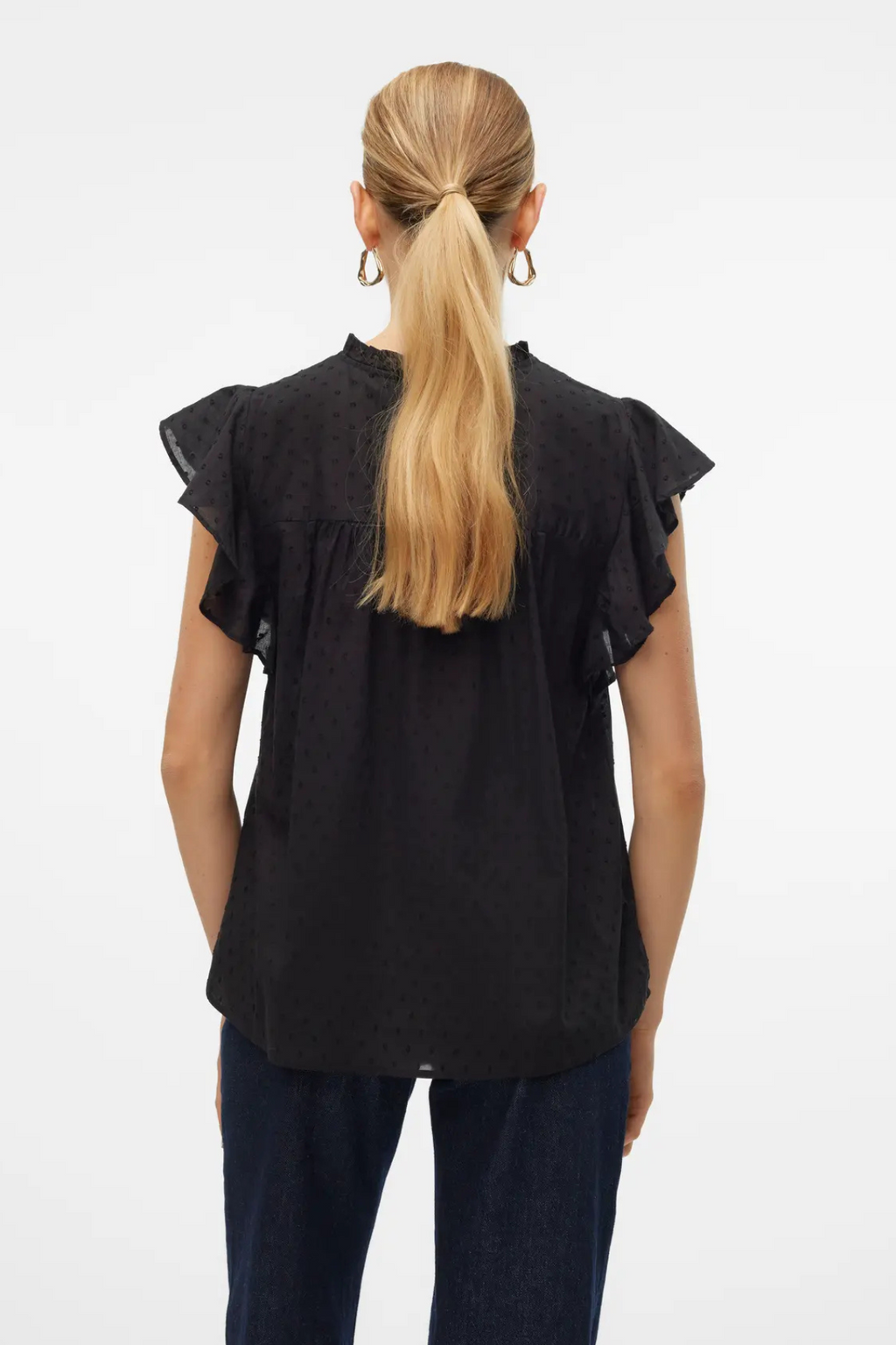 Trine Lace Top - Schwarz