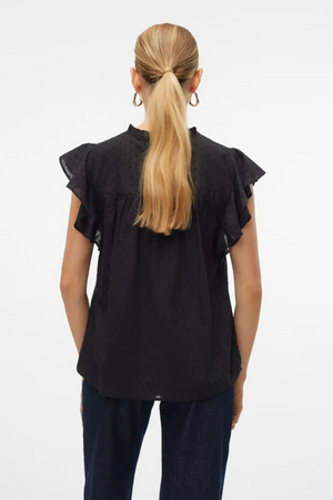 Trine Lace Top - Schwarz