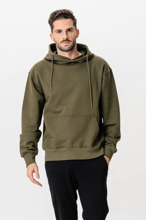 Schwerer Hoodie - Armee