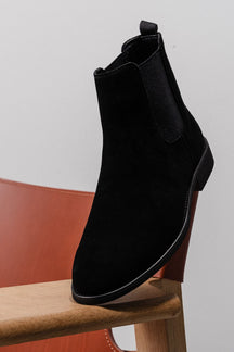 Chelsea Boots - Schwarzes Wildleder