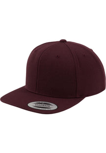 Klassisches Snapback - Kastanienbraun/Maroon