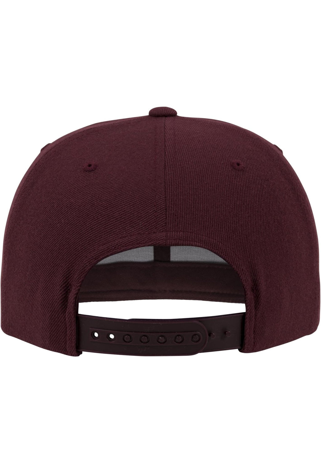 Klassisches Snapback - Kastanienbraun/Maroon