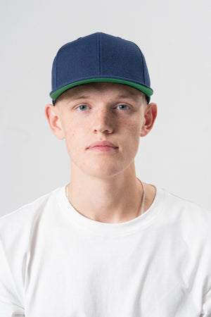 Klassiker Snapback - Marine