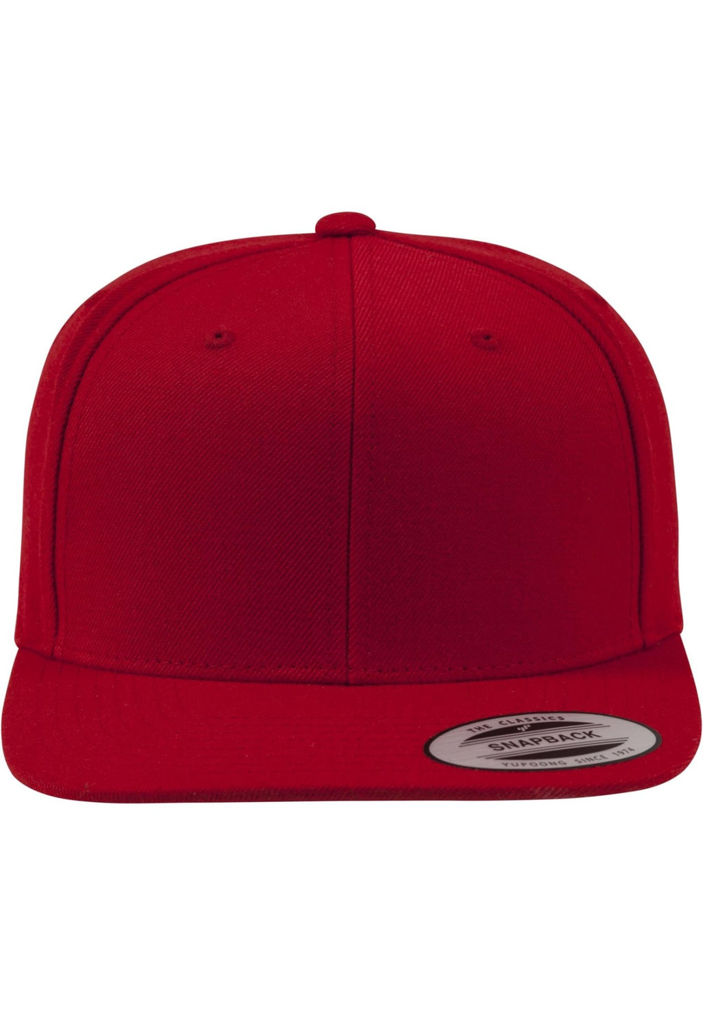 Klassisches Snapback - Rot/Rot