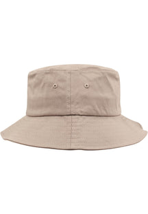 Bucket Hat aus Baumwoll-Twill - Khaki