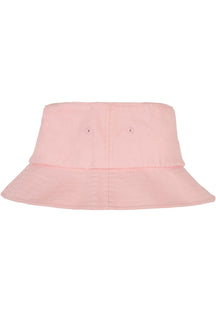 Bucket Hat aus Baumwoll-Twill - Hellrosa