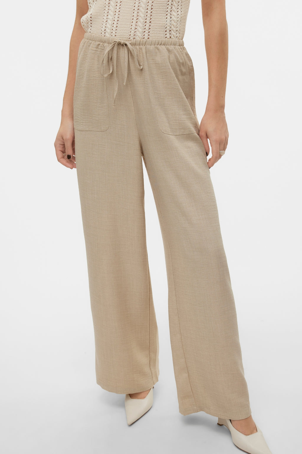 Melaney Loose Pant – Overcast Melange